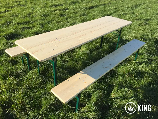 Set brasserie KING® 220 × 60 cm (table + 2 bancs) – photo 3