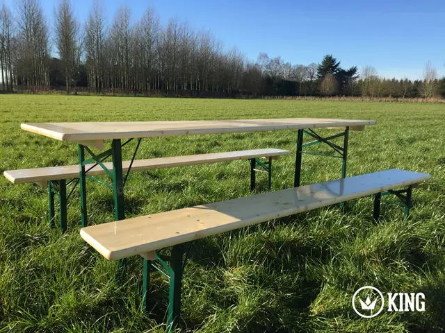 Set brasserie KING® 220 × 60 cm (table + 2 bancs) – photo 5